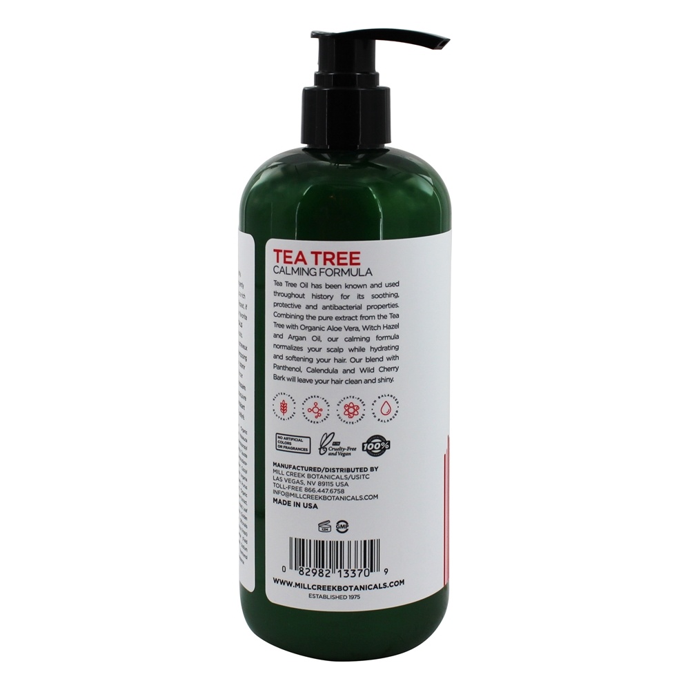 Shampoo Calmante Fórmula Tea Tree - 14 fl. oz. Mill Creek Botanicals - Imagem 2