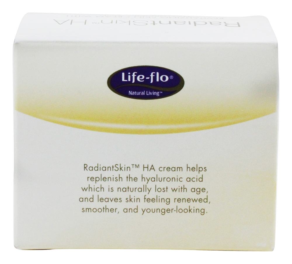 Creme de rosto radiante HA (ácido hialurônico) - 1.7 oz. Life-Flo - Imagem 3