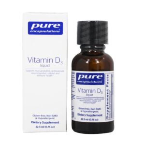 Comprar vitamina d3 líquida 25 mcg. - 22. 5 ml. Pure encapsulations preço no brasil pure encapsulations suplementos profissionais suplemento importado loja 1 online promoção -