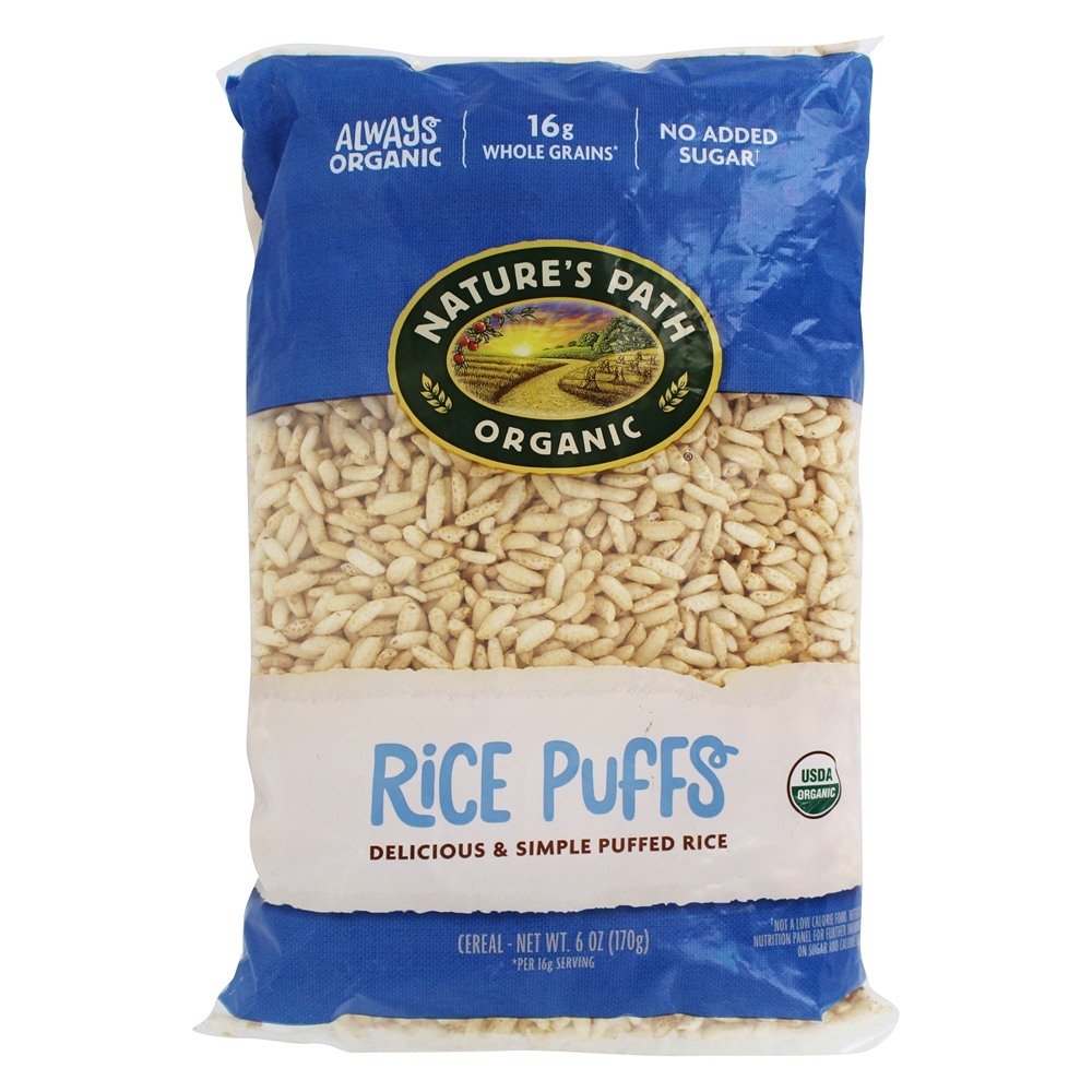 Puffs de arroz de cereais - 6 oz. Nature's Path Organic