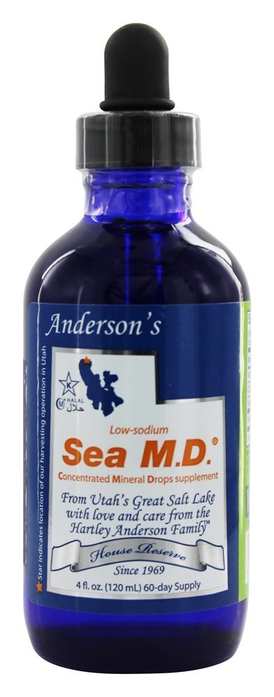 Gotas Minerais Concentradas - 4 fl. oz. Anderson's Health Solute Ions