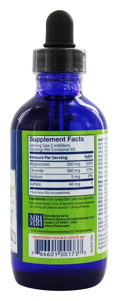 Gotas Minerais Concentradas - 4 fl. oz. Anderson's Health Solute Ions - Imagem 2