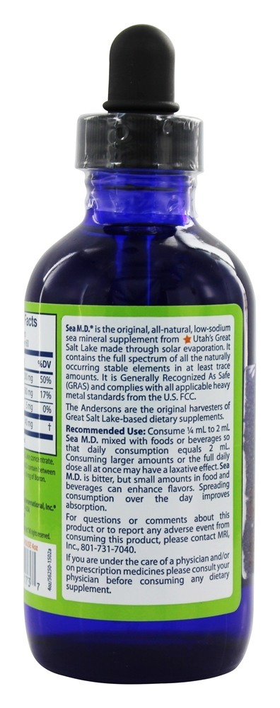 Gotas Minerais Concentradas - 4 fl. oz. Anderson's Health Solute Ions - Imagem 3