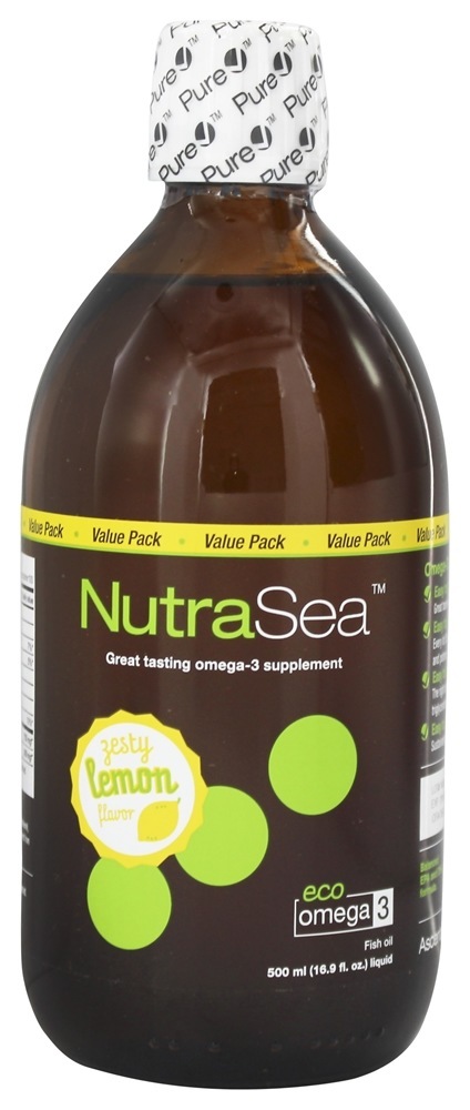 NutraSea HP Suplemento de Omega-3 Com EPA & DHA Sabor Limão - 16.9 fl. oz. Ascenta Health