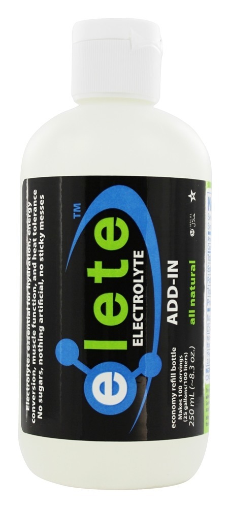 Todo o frasco de recarga de economia de eletrólito natural Add-in - 8.3 fl. oz. Elete