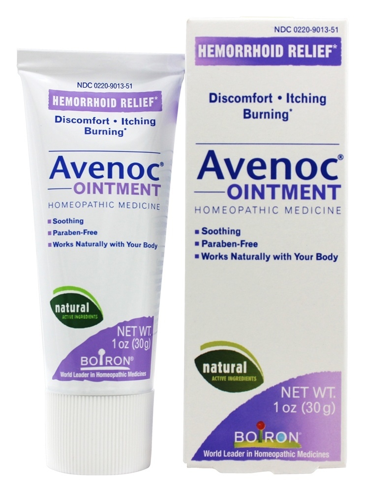 Avenoc Ointment Homeopathic Medicine para alívio de hemorróidas - 1 oz. Boiron