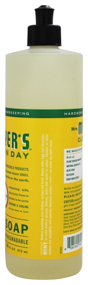 Sabonete Líquido Sabonete Líquido com Dia Limpo - 16 fl. oz. Mrs. Meyer's - Imagem 3