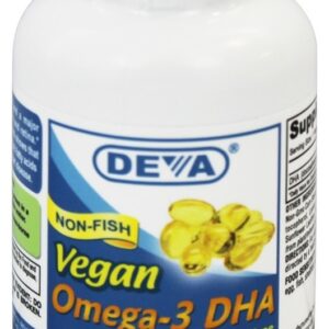 Comprar vegan omega - 3 dha não-peixe derivados de algas - 90 cápsulas vegetarianas deva nutrition preço no brasil dha suplementos nutricionais suplemento importado loja 95 online promoção -