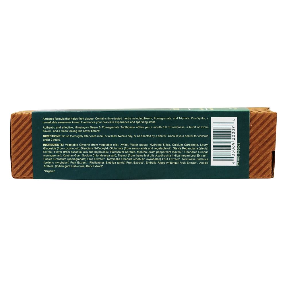 Dentífrico sem flúor Neem & Pomegranate - 5.29 oz. Anteriormente Organique - Imagem 2