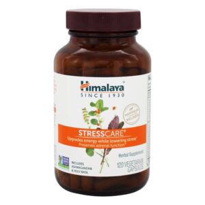 StressCare for Energy & Adrenal Support - Cápsulas vegetarianas 120 Himalaya Herbal Healthcare