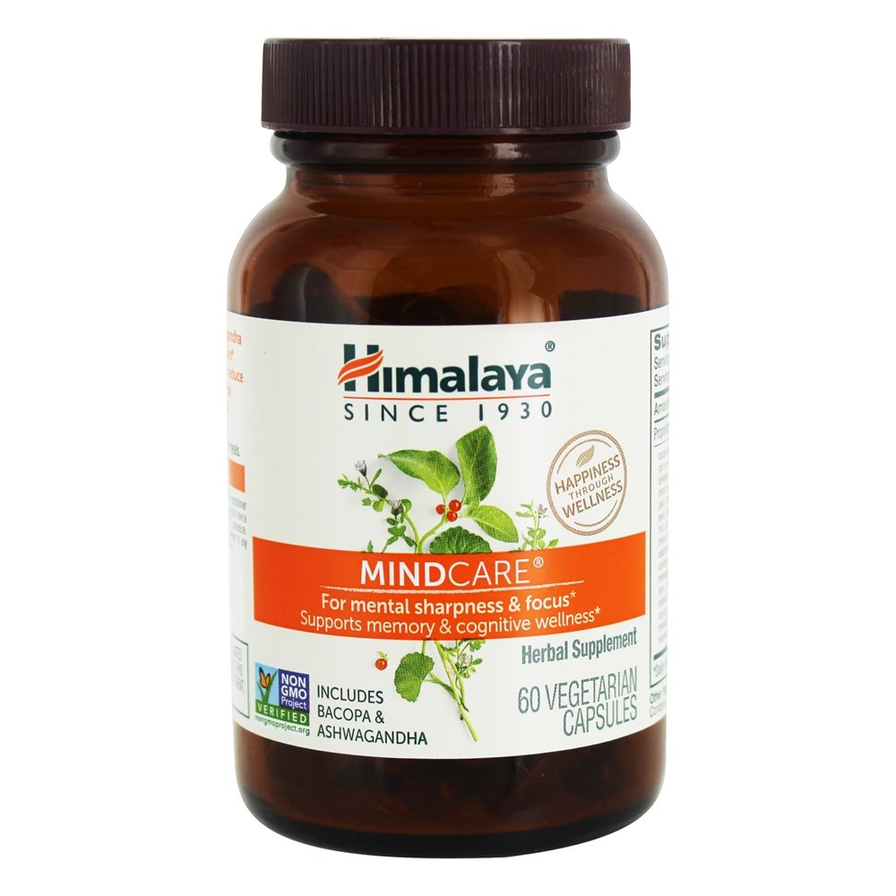 Mindcare para Mental Agudeza & Foco - Cápsulas vegetarianas 60 Himalaya Herbal Healthcare - Imagem 2