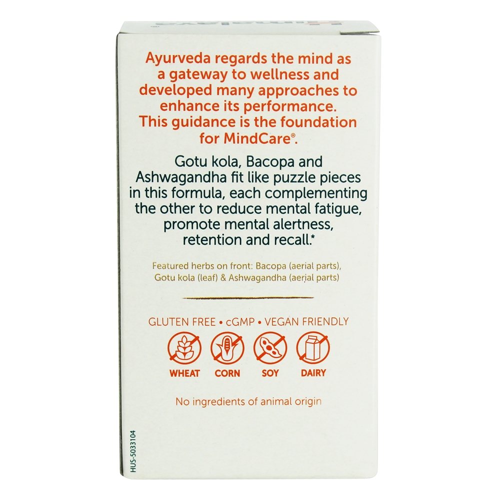 Mindcare para Mental Agudeza & Foco - Cápsulas vegetarianas 60 Himalaya Herbal Healthcare - Imagem 4