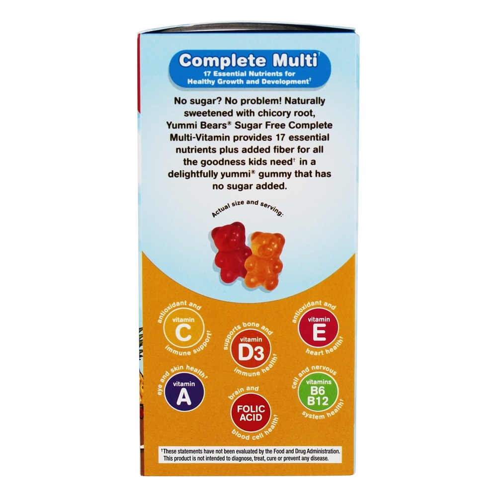 Yummi Bears Multivitamínico Infantil Completo Sem Açúcar - 60 Gummies Hero Nutritionals Products - Imagem 5