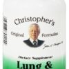 Comprar lung & bronchial formula - cápsulas vegetarianas 100 dr. Christopher's original formulas preço no brasil ervas fórmulas de suporte ao pulmão suplemento importado loja 1 online promoção -