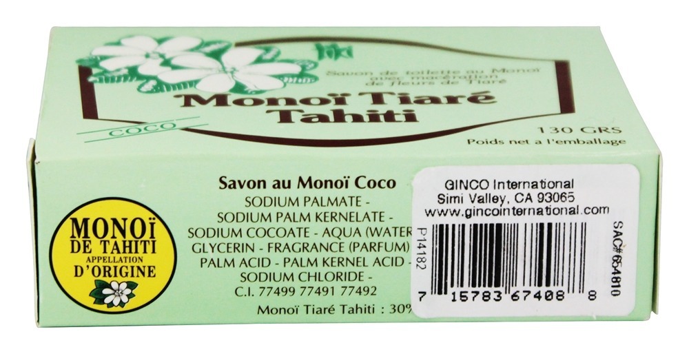Coco De Coco Sabonete De Coco - 4.55 oz. Monoi Tiare Tahiti - Imagem 2