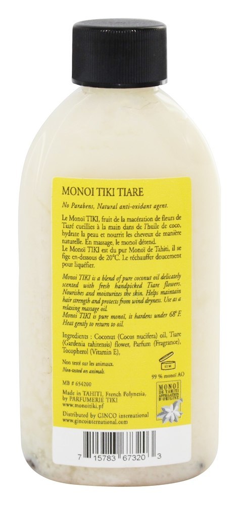 Tiare De Óleo De Coco - 4 fl. oz. Monoi Tiare Tahiti - Imagem 2