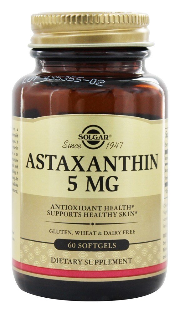 Complexo de Astaxantina 5 mg. - 60 Softgels Solgar