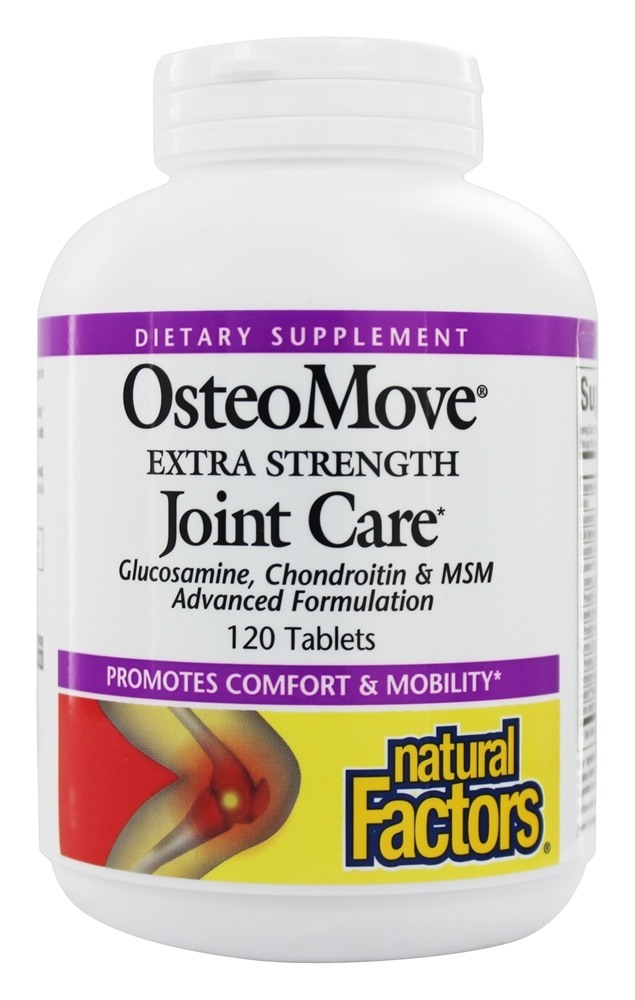 OsteoMove Saúde da Articulação Força Extra - 120 Cápsulas Natural Factors