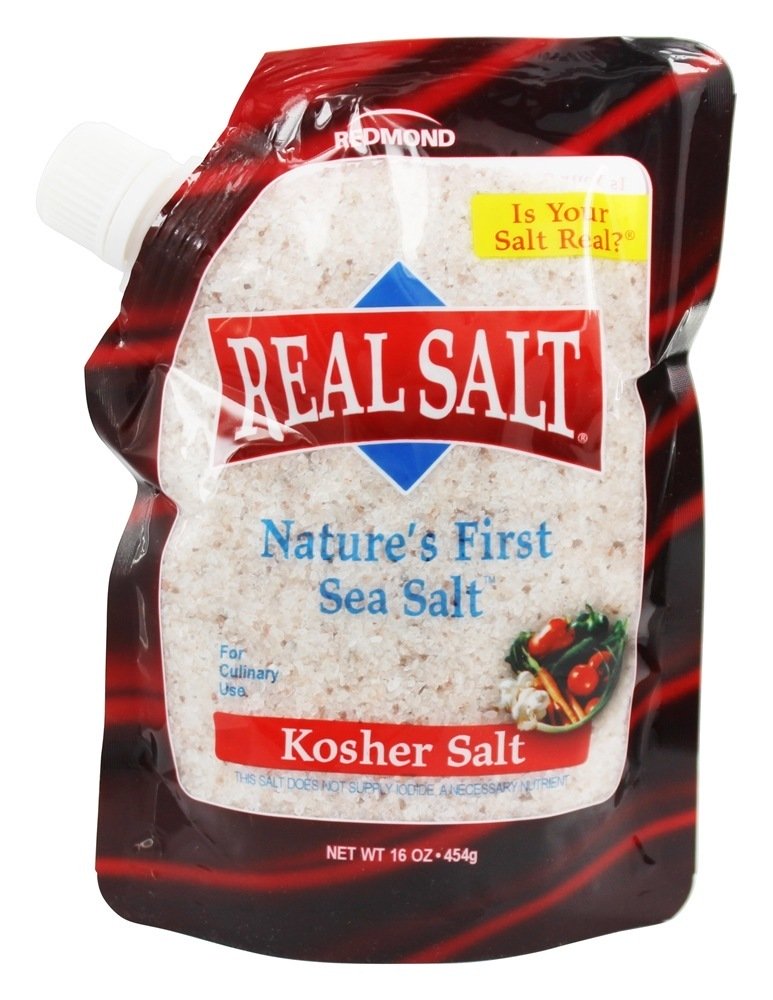 Primeiro Sal Marinho da Natureza Sal Kosher - 16 oz. Real Salt