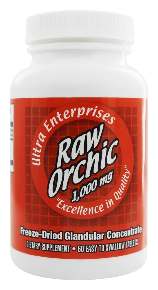 Tecido Orquídico Cru Para Saúde Testicular 1000 mg. - 60 Tablets Ultra Enterprises