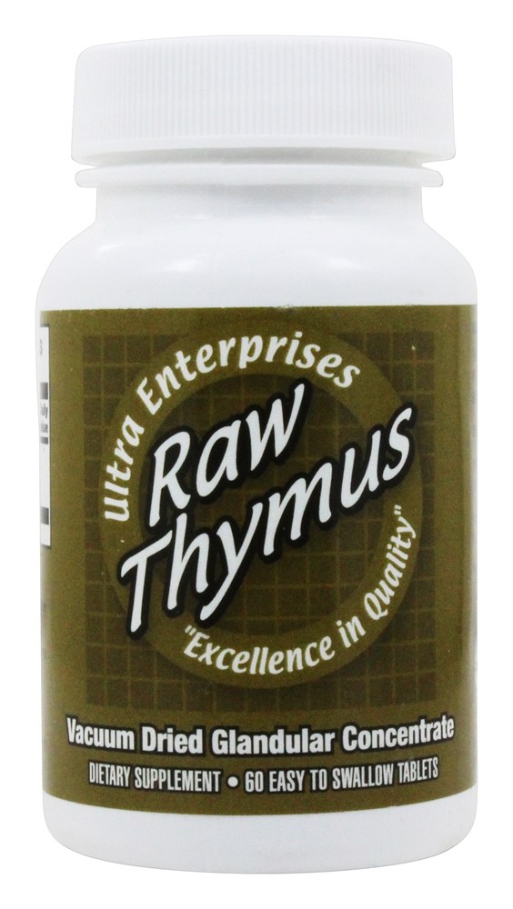 Thymus Cru 200 mg. - 60 Tablets Ultra Enterprises