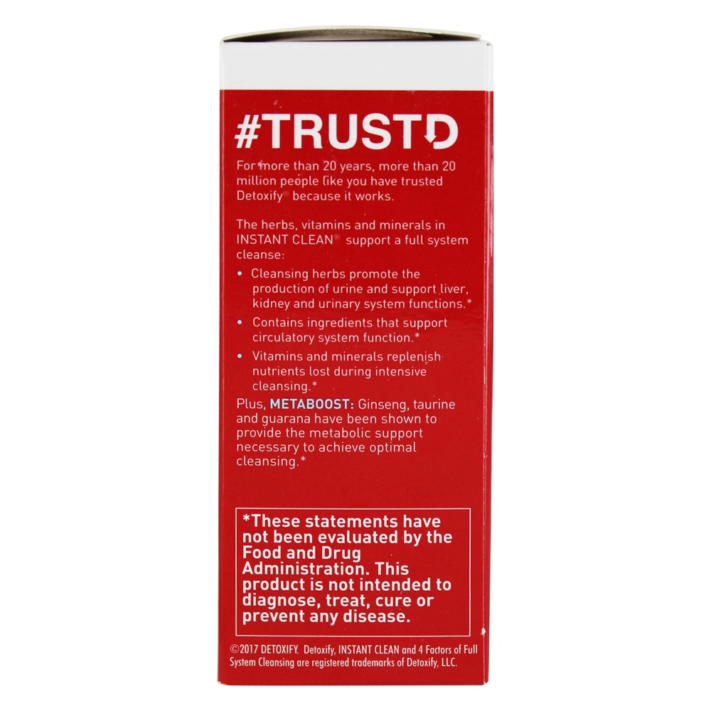 Instante Limpar De ervas Limpar com Metaboost - Cápsulas 3 Detoxify Brand - Imagem 5