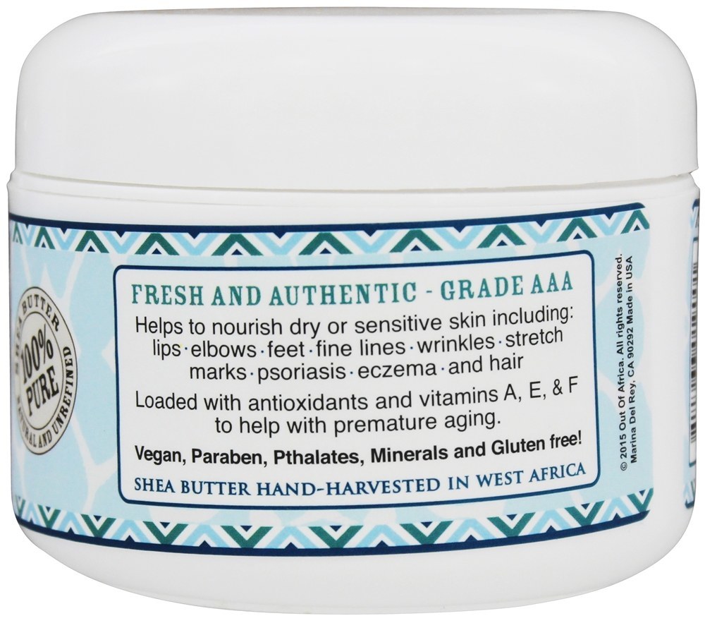 Manteiga De Karité Cru, Selvagem Crafted Sem Sabor - 8 oz. Out Of Africa - Imagem 3