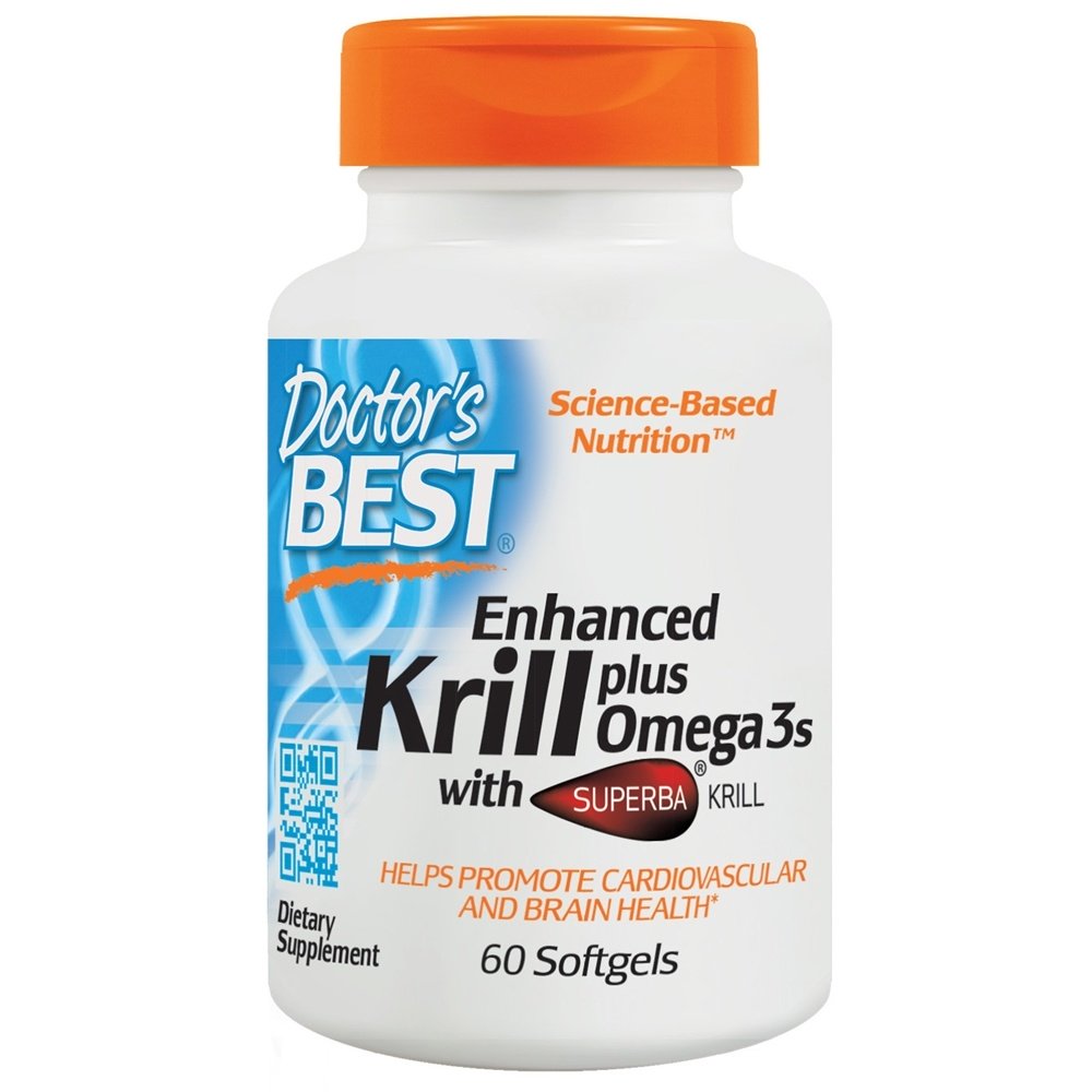 Enhanced Krill Plus Omega 3s Com Superba Krill - 60 Softgels Doctor's Best