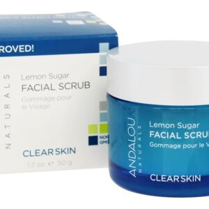 Pele clara esfrega o açúcar de limão - 1.7 oz. Andalou Naturals