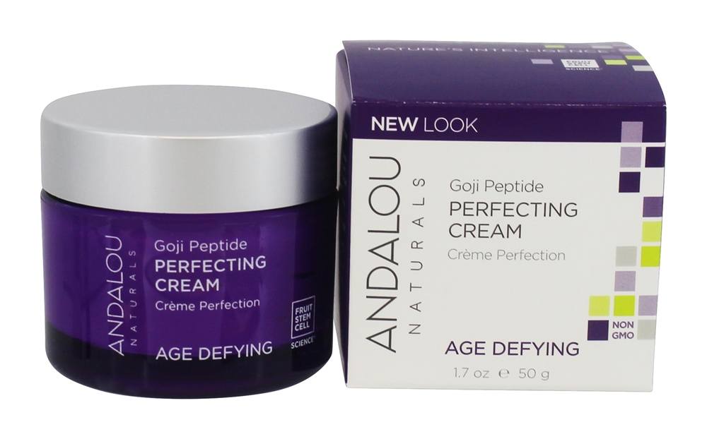 Peptide Goji Aperfeiçoando Creme Facial - 1.7 oz. Andalou Naturals
