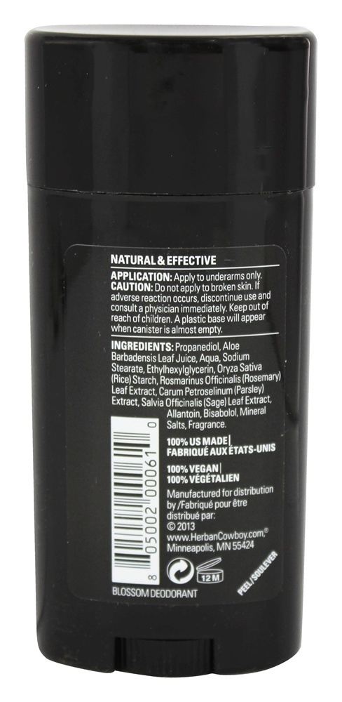 Natural para a flor da vara do desodorizante - 2.8 oz. Herban Cowboy - Imagem 2