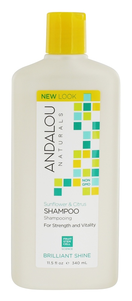 Shampoo Brilho e Citrino Brilho Brilhante - 11.5 fl. oz. Andalou Naturals
