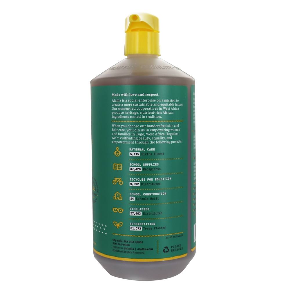 Everyday Shea Perfume para lavagem corporal com menta e baunilha - 32 fl. oz. Alaffia - Imagem 3