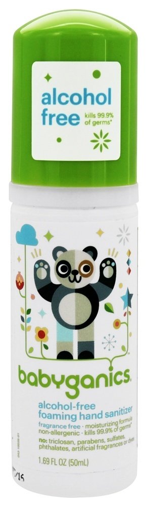 Mão Sanitizer Espuma Livre de Álcool Sem Fragrância - 1.69 fl. oz. Ba