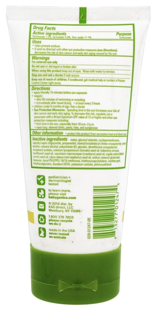 Protetor solar Mineral Baseado Amplo Spectrum Fragrância Livre 50 SPF - 2 fl. oz. Ba - Imagem 2