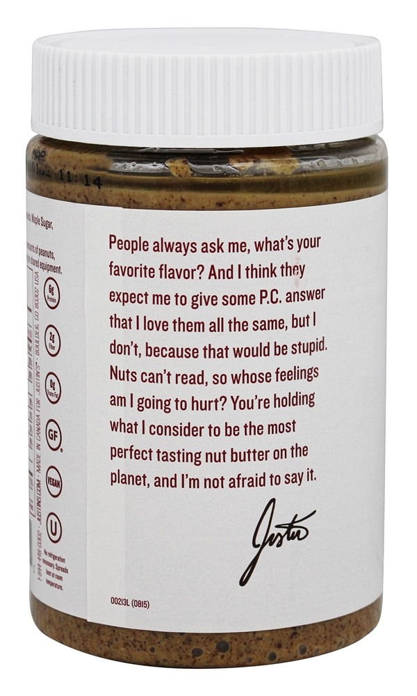 Bordo De Manteiga De Amêndoa - 16 oz. Justin's Nut Butter - Imagem 3