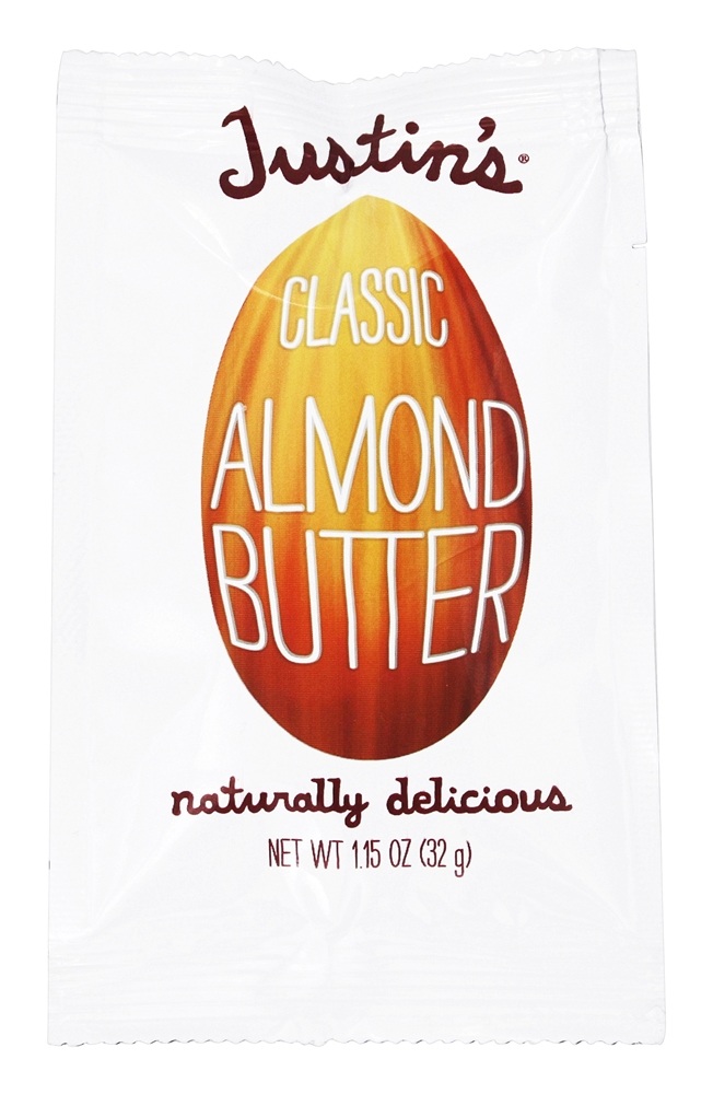 Pacote de aperto de manteiga de amêndoa clássico - 1.15 oz. Justin's Nut Butter