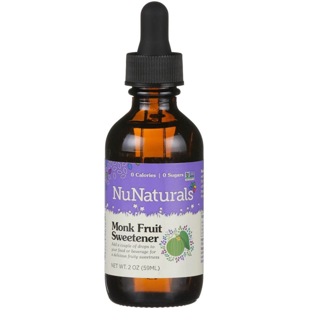 Adoçante de frutas de monge Fruta de monge líquida - 2 fl. oz. NuNaturals