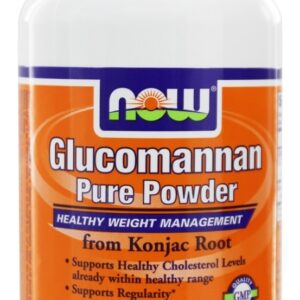 Glucomanan Pure Pó da raiz de konjac - 8 oz. NOW Foods