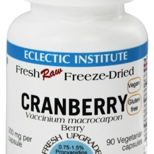 Oxicoco Fresco Cru Congelar-Secas 300 mg. - Cápsulas vegetarianas 90 Eclectic Institute