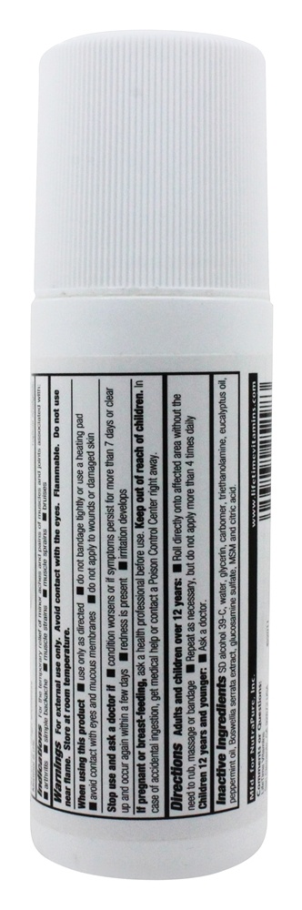 Blocpain Extra Stregth Rolar-Em - 3 oz. LifeTime Vitamins - Imagem 3