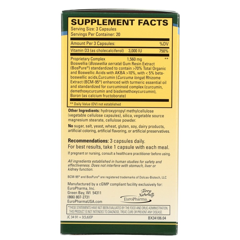 Terry Naturally Saudável Joelhos & Articulações - Cápsulas 60 EuroPharma - Imagem 2