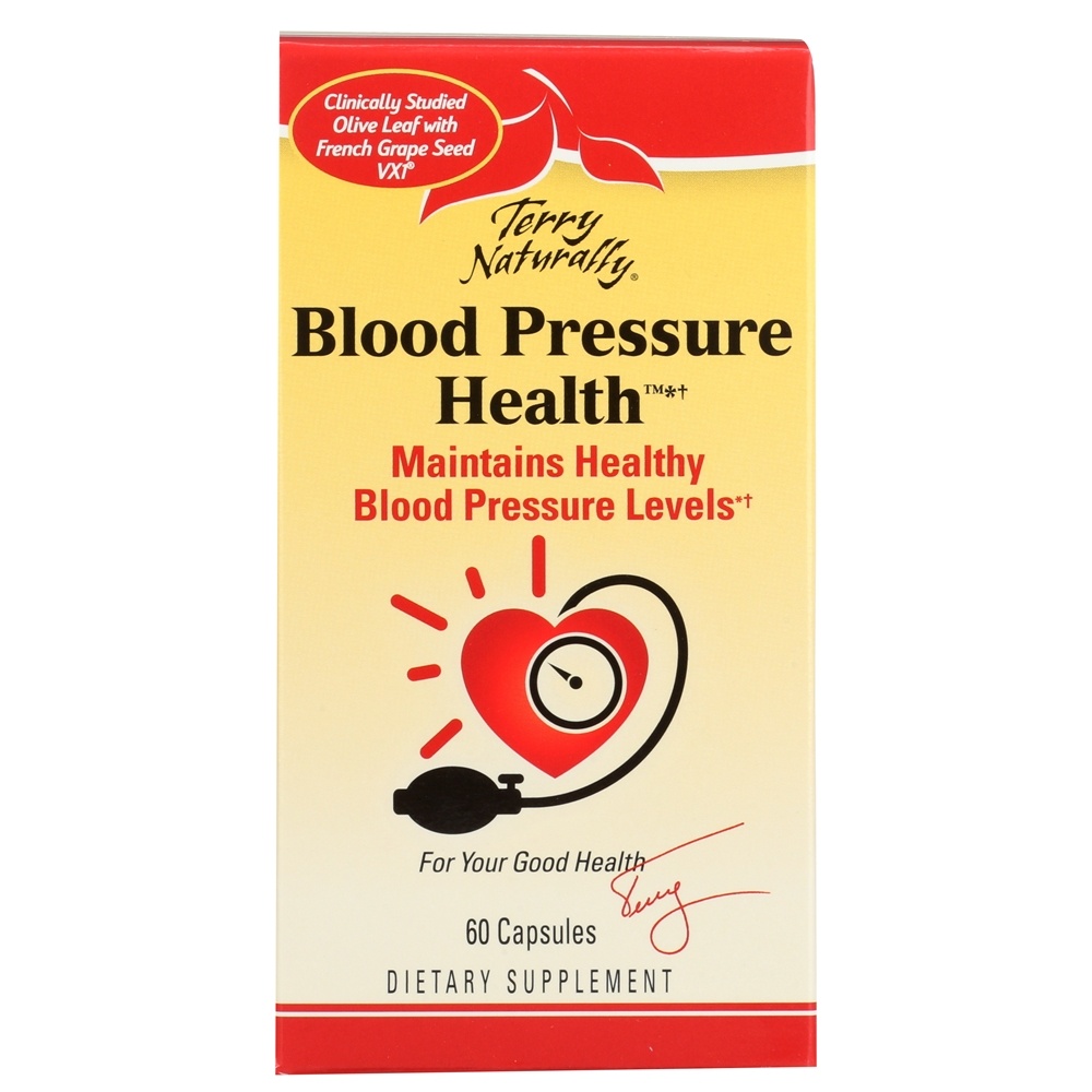 Terry Naturally Blood Pressure Health Para Pressão Arterial Saudável - Cápsulas 60 EuroPharma