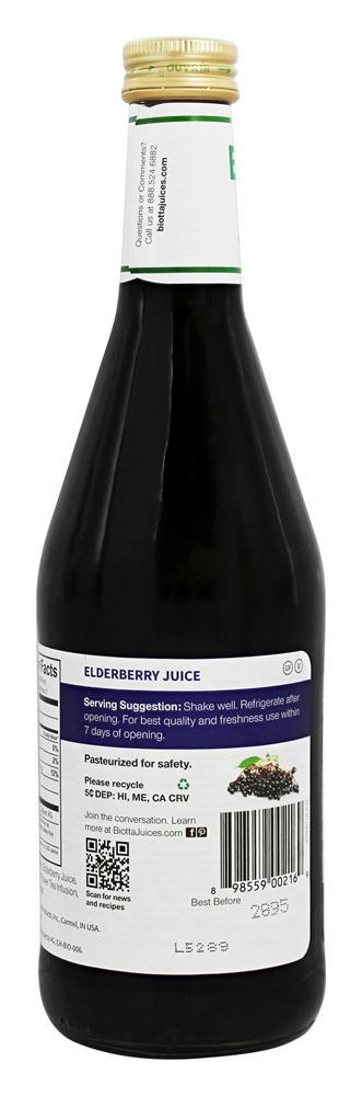 Suco De Sabugueiro - 16.9 fl. oz. Biotta - Imagem 3