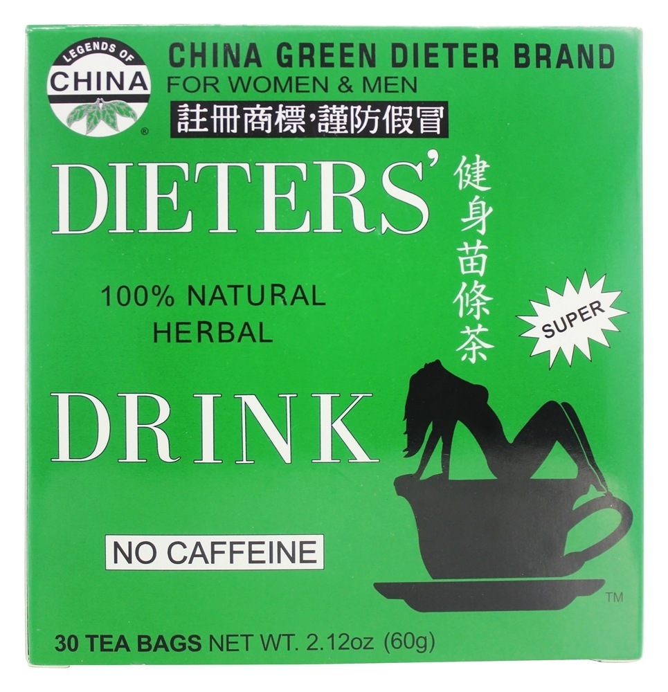 Bebida de Dieter Chá de Ervas 100 % Natural Sem Cafeína - 30 Saquinhos de Chá Uncle Lee's Tea