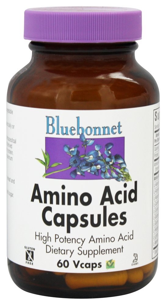Aminoácido de Alta Potência - Cápsulas vegetarianas 60 Bluebonnet Nutrition