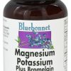Comprar magnésio & potássio com bromelaína - cápsulas vegetarianas 60 bluebonnet nutrition preço no brasil boro vitaminas e minerais suplemento importado loja 7 online promoção -