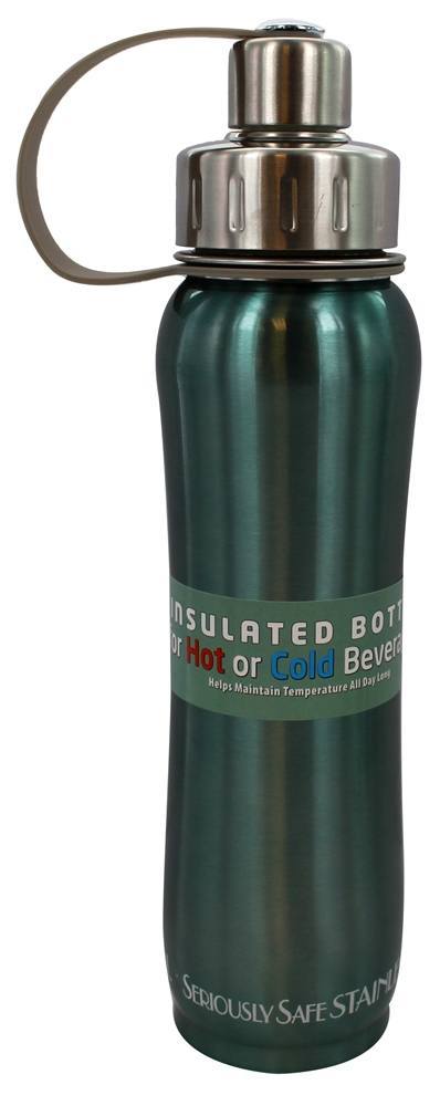Frasco de água de aço inoxidável isolado frio / frio de Doublewall metálico - 17 oz. New Wave Enviro Products