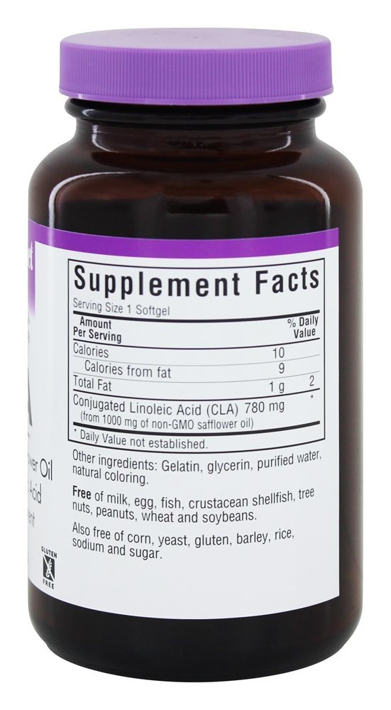Óleo de Cártamo de Clarinol CLA 1000 mg. - 90 Softgels Bluebonnet Nutrition - Imagem 2