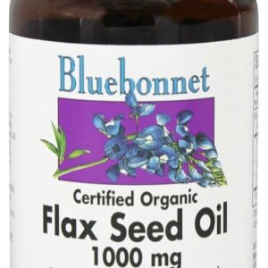 Comprar óleo de semente de linho orgânico certificado 1000 mg. - 100 softgels bluebonnet nutrition preço no brasil linhaça suplementos nutricionais suplemento importado loja 103 online promoção -